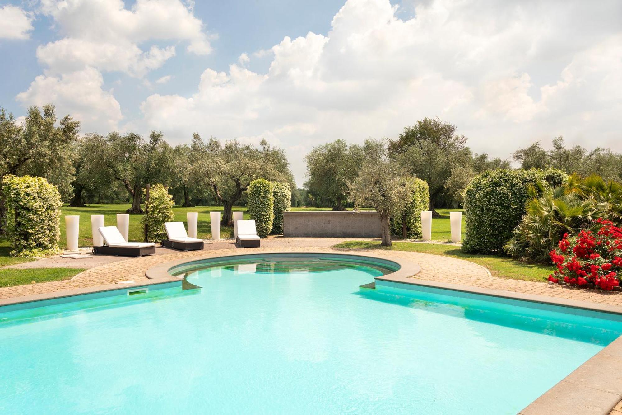 Villa In Via Della Marcigliana Casale Torre San Giovanni Exterior foto